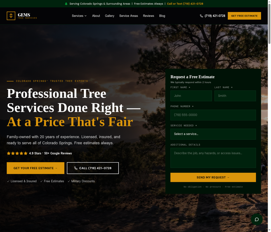 Gems Tree Services screenshot